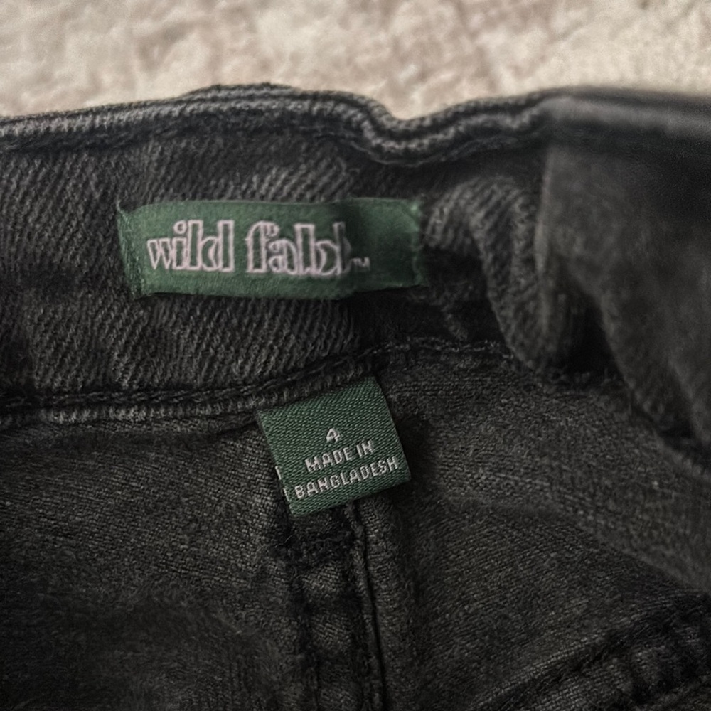 WILD FABLE Stylish Black Distressed Women Shorts - Picture 6 of 12